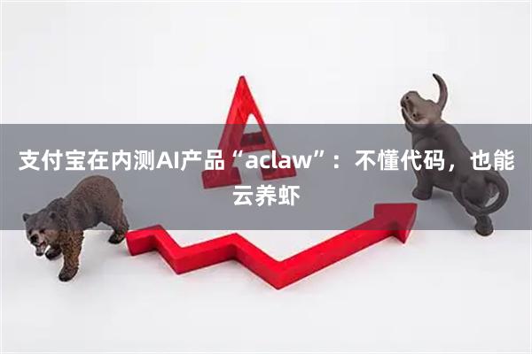支付宝在内测AI产品“aclaw”：不懂代码，也能云养虾