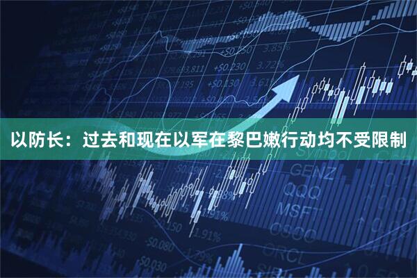 以防长：过去和现在以军在黎巴嫩行动均不受限制